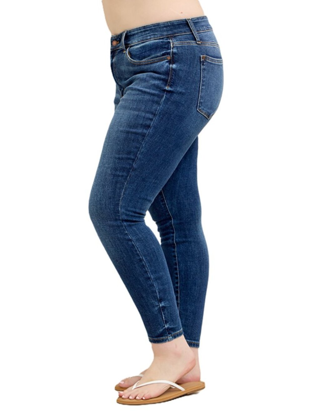 Judy Blue PLUS Hand sand wash basic skinny - Picture 5 of 6